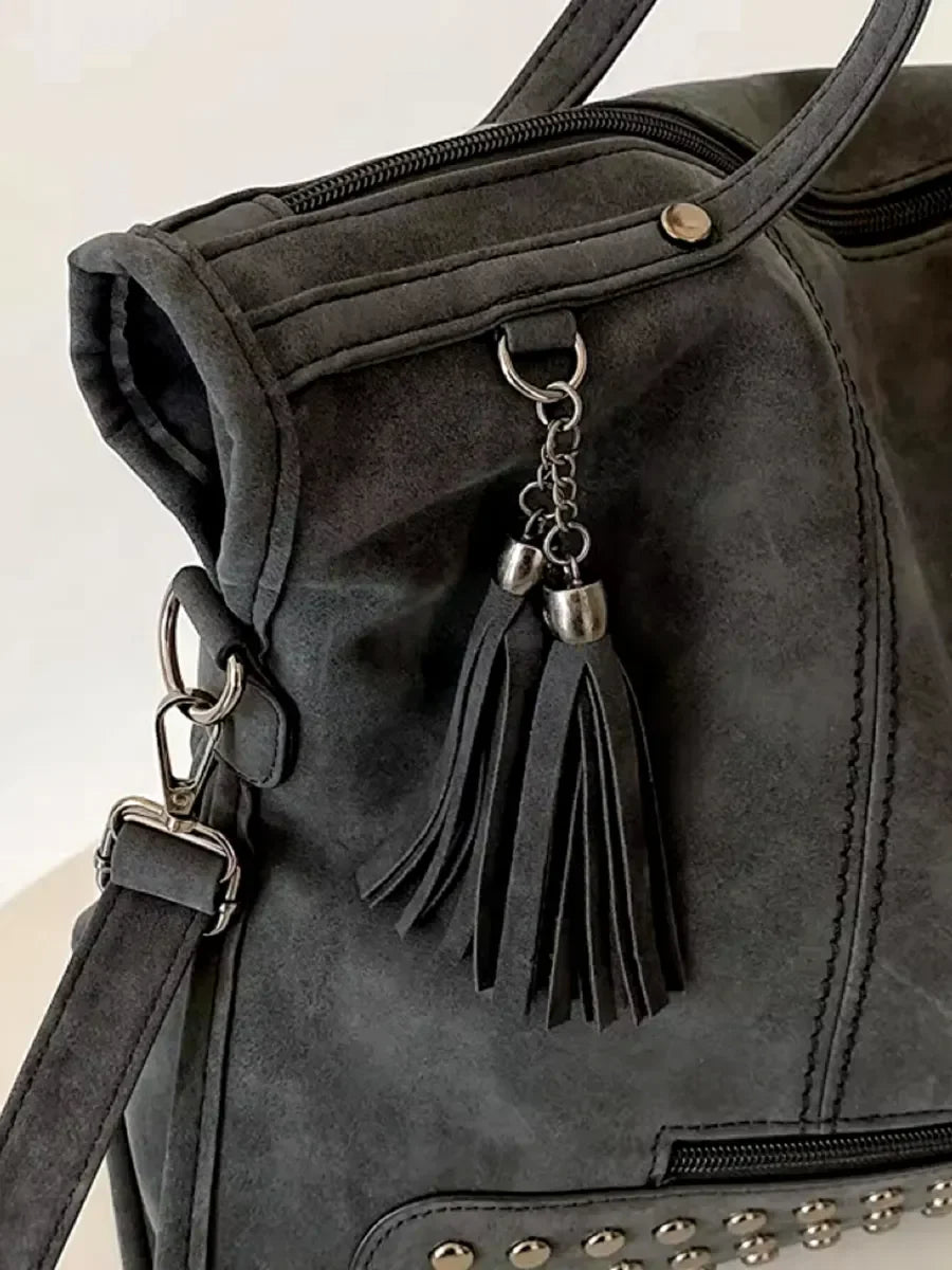 Large Leather Tote Bag, Everyday Bag – Jadea