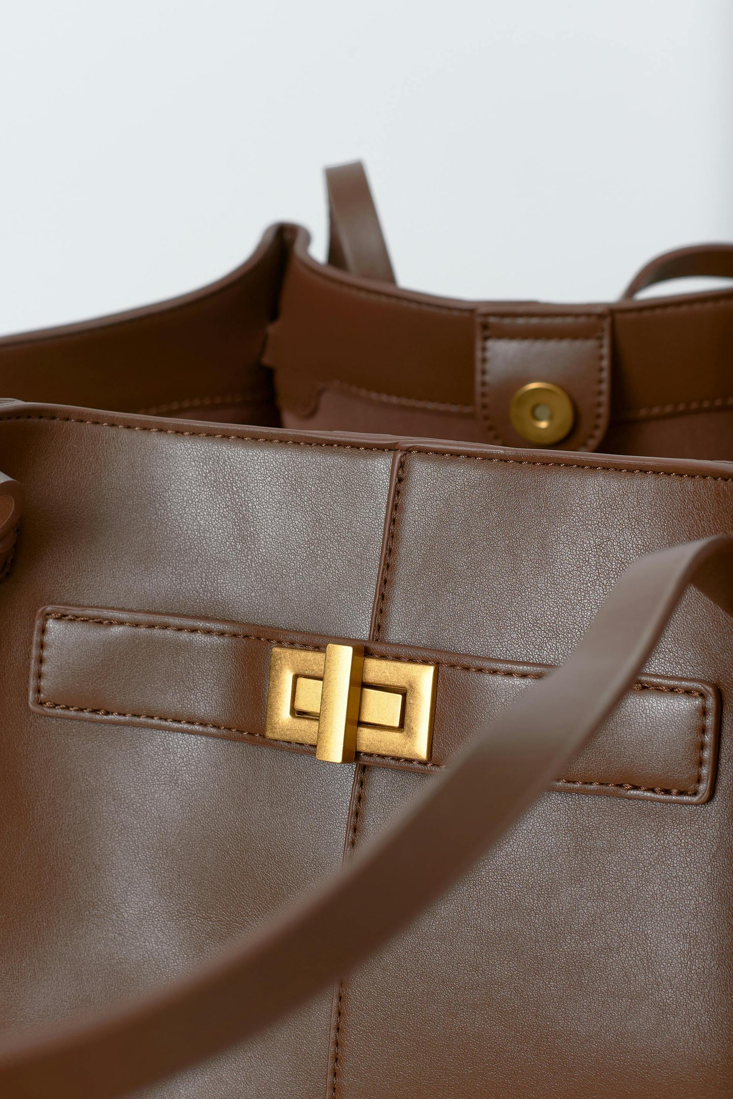 Tote Bag for Work & Uni – Large Vegan Leather Shoulder Bag – Vi