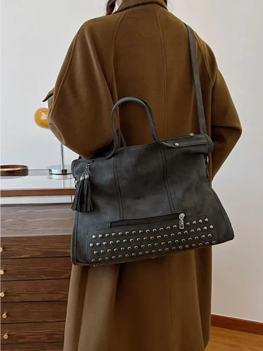 Large Leather Tote Bag, Everyday Bag – Jadea