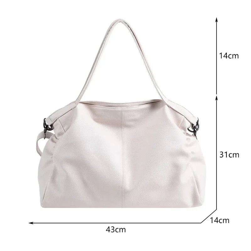 Large Shoulder Bag for School or Work, Tote Bag - Amelia