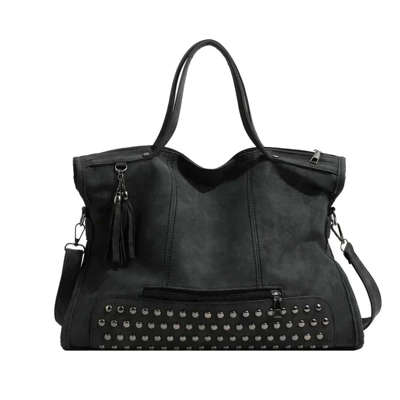 Large Leather Tote Bag, Everyday Bag – Jadea