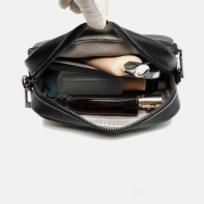 Crossbody Bag with Patterned Strap – Emma