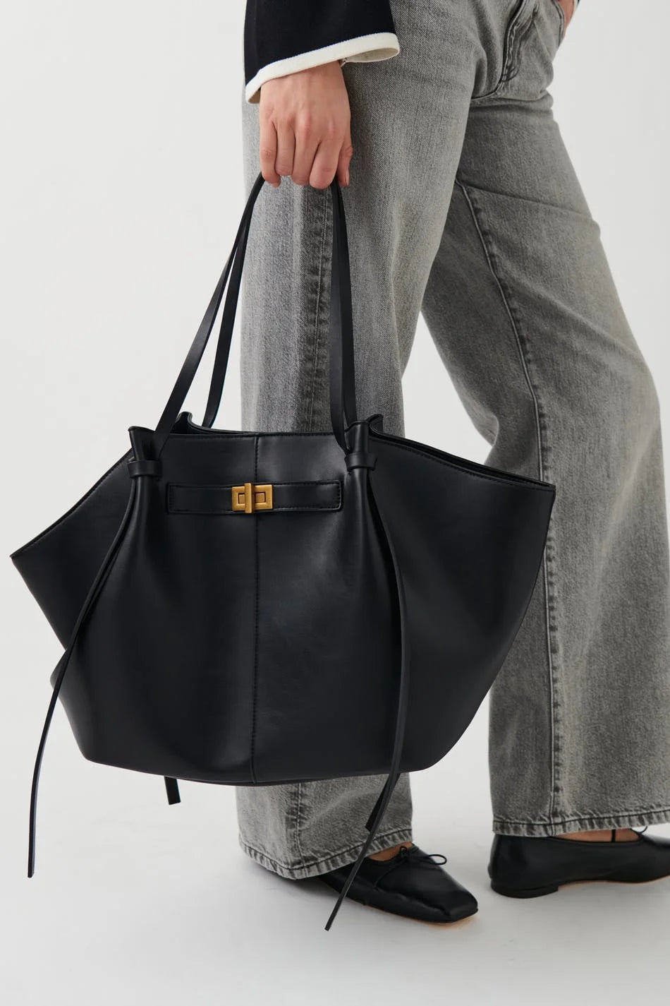 Tote Bag for Work & Uni – Large Vegan Leather Shoulder Bag – Vi
