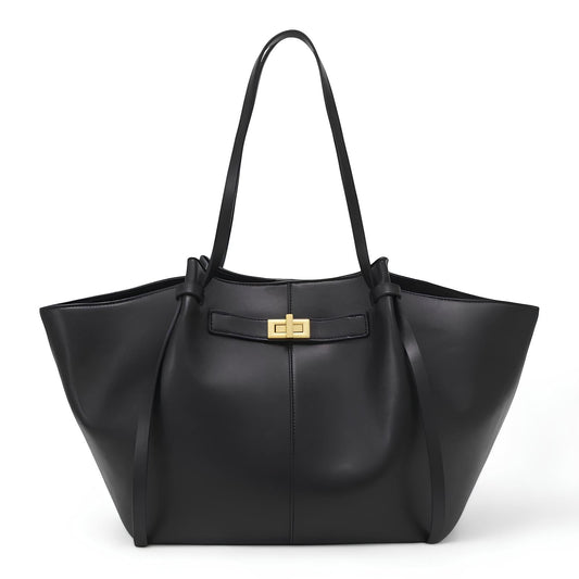 Tote Bag for Work & Uni – Large Vegan Leather Shoulder Bag – Vi