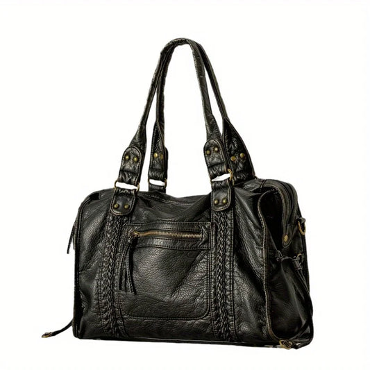 Vintage Tote Bag for School & Work, Shoulder Bag – Harper
